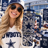 Dallas Football Bling 40oz Tumbler
