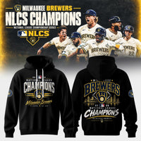Milwaukee Gold Script Black Baseball Hoodie