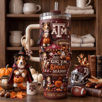Texas Aggie Football Glam 40oz Tumbler