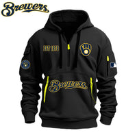 Milwaukee Script White Baseball Hoodie