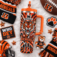 Cincinnati Football Luxe 40oz Tumbler