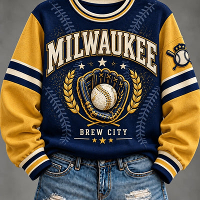 Milwaukee Glove Laurel Baseball Sweatshirt