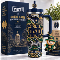 South Bend Irish Football Aurora 40oz Tumbler