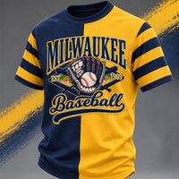 Milwaukee Split Color Baseball T-Shirt