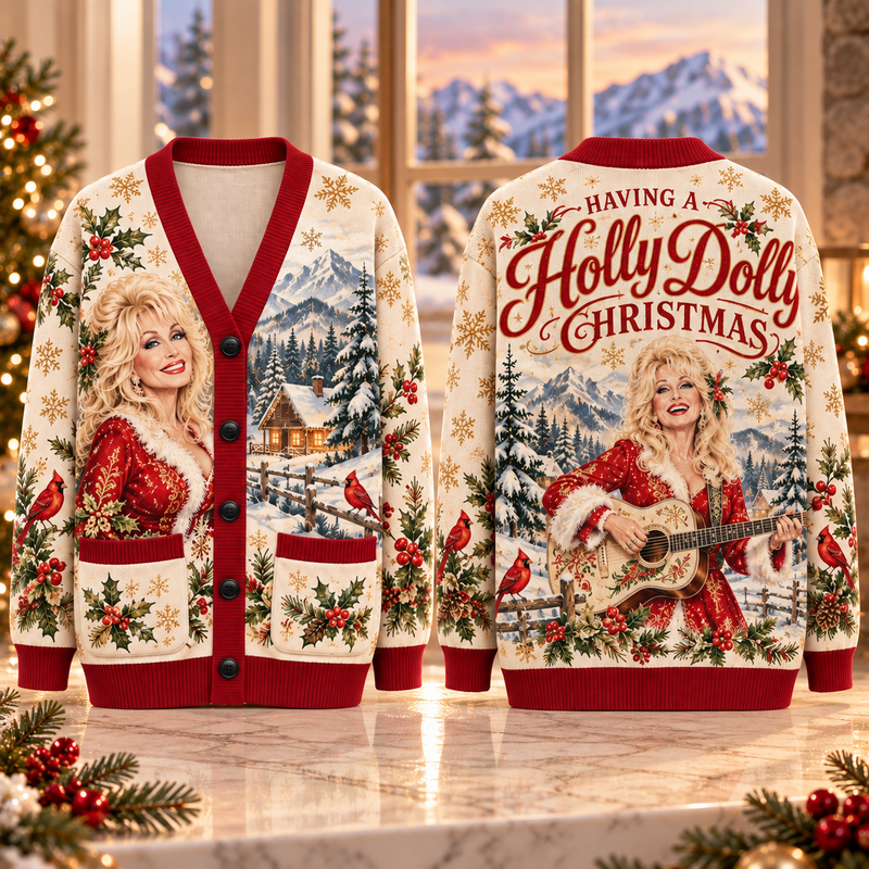 Smoky Mountain Country Christmas Cardigan