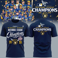 Milwaukee Postseason Navy Baseball T-Shirt
