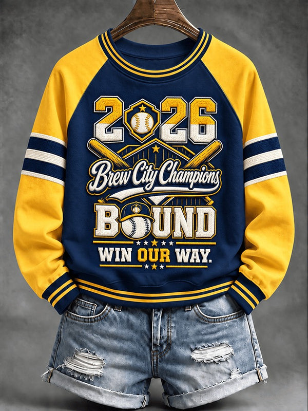 Milwaukee City Spirit Baseball Sweatshirt