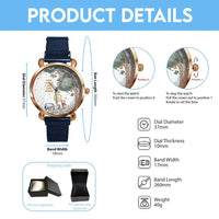 Woodland Honey Bear Mesh Quartz Watch