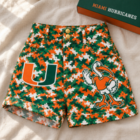 Miami Digital Camo Cuffed Shorts