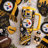 Pittsburgh Football Luxe 40oz Tumbler