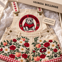 Athens Peach Blossom Shortalls