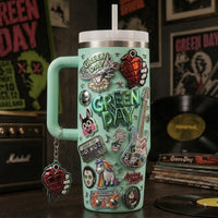 Punk Rock Green Dazzle 40oz Tumbler