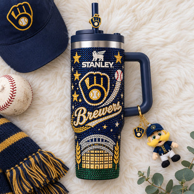 Milwaukee Ballpark Rhinestone 40oz Tumbler