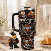 Open Road Motorcycle Starry 40oz Tumbler