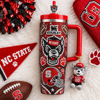 NC State Wolfpack Bling 40oz Tumbler