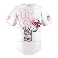 Milwaukee Pink Kitty Night Plush Baseball Jersey