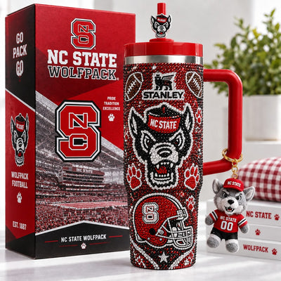 NC State Wolfpack Bling 40oz Tumbler