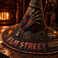 Elm Street Quilted Witch Hat