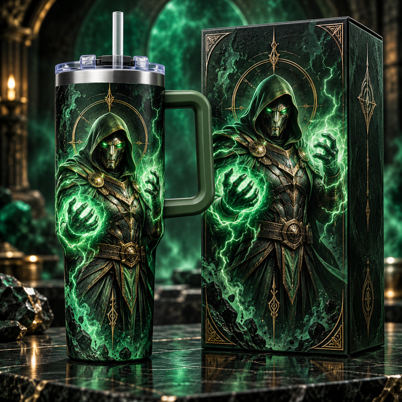 Emerald Sorcerer 40oz Tumbler