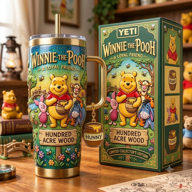 Hundred Acre Bear Starry 40oz Tumbler