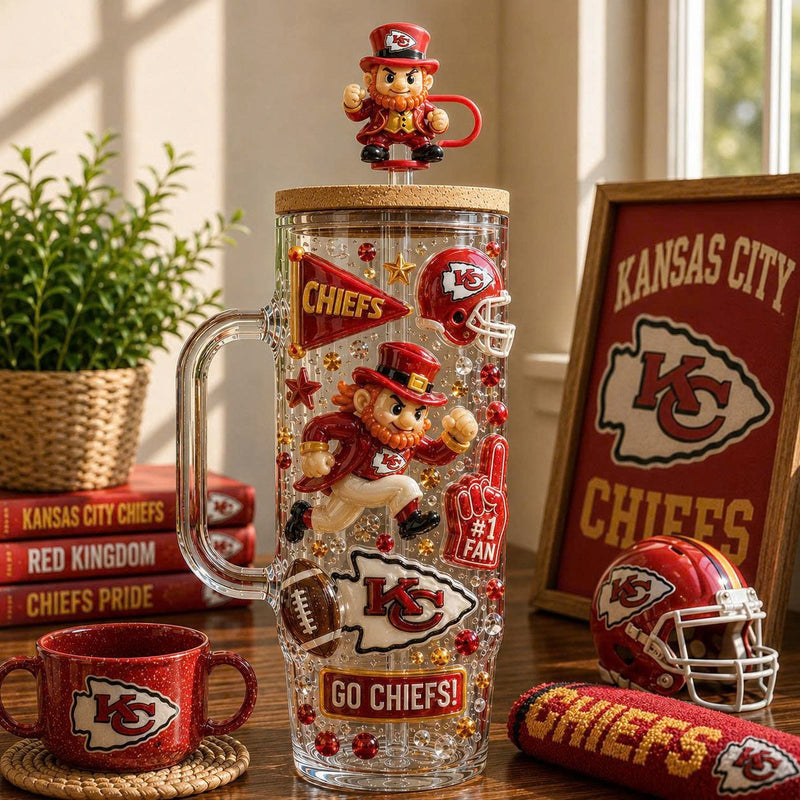 Kansas City Football Luxe 40oz Tumbler