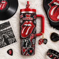 Classic Rock Tongue Starry 40oz Tumbler