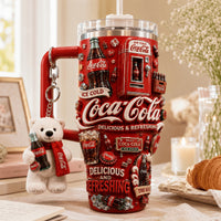Classic Red Soda Dazzle 40oz Tumbler