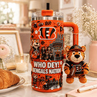 Cincinnati Football Jewel 40oz Tumbler