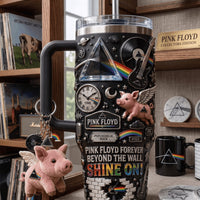 Prism Psychedelic Rock Glam 40oz Tumbler
