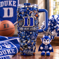 Durham Blue Basketball Luxe 40oz Tumbler