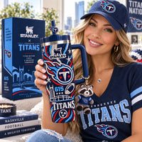 Tennessee Titan Football Bling 40oz Tumbler