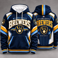Milwaukee Columbia Blue Accent Baseball Hoodie