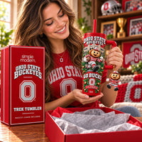 Columbus Buckeye Football Glam 40oz Tumbler