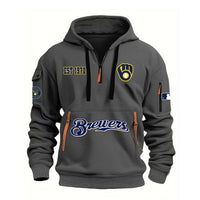 Milwaukee Retro Script White Baseball Hoodie