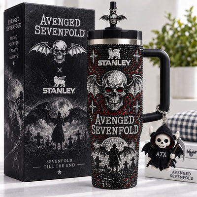 Dark Metal Rock Luxe 40oz Tumbler
