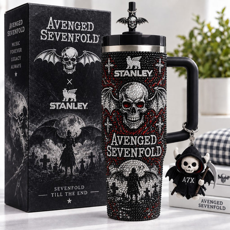 Dark Metal Rock Luxe 40oz Tumbler