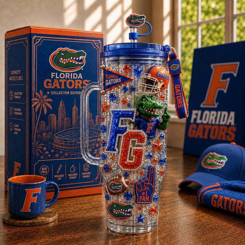 Gainesville Gator Football Starry 40oz Tumbler