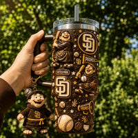 San Diego Baseball Dazzle 40oz Tumbler