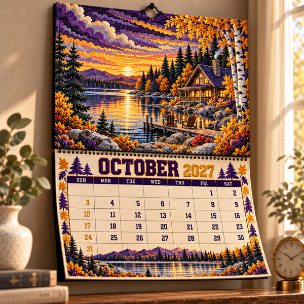 Minnesota Football Fan 2027 Wall Calendar - On Wall