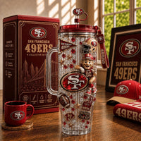 San Francisco Football Starry 40oz Tumbler