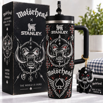 Rock N Roll Skull Starry 40oz Tumbler