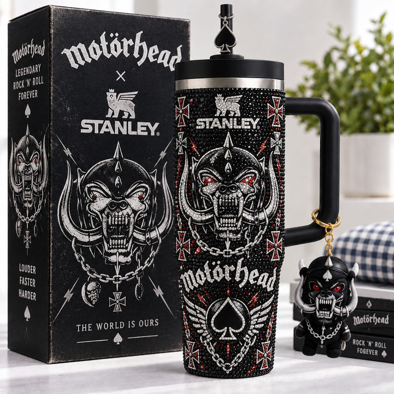 Rock N Roll Skull Starry 40oz Tumbler