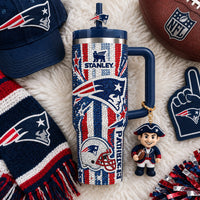 New England Football Bling 40oz Tumbler