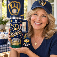 Milwaukee Ballpark Rhinestone 40oz Tumbler