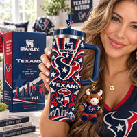 Houston Football Aurora 40oz Tumbler