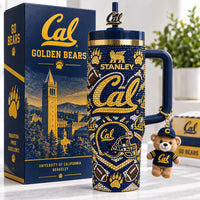 Berkeley Bear Football Glam 40oz Tumbler