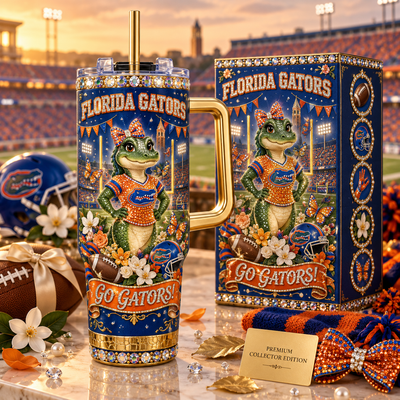 Florida Rhinestone 40oz Tumbler