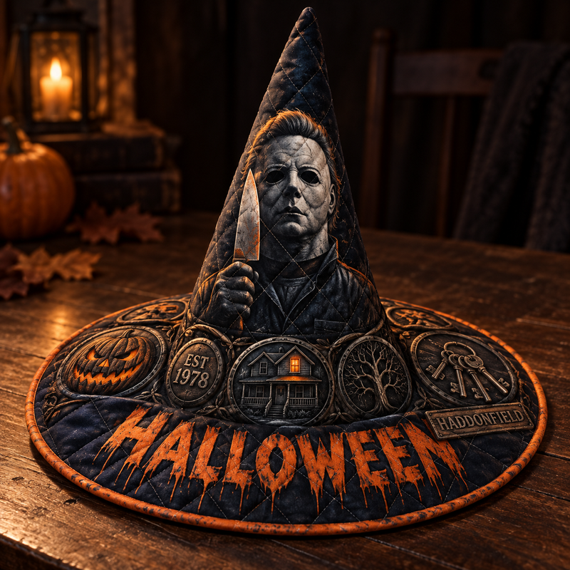 Haddonfield Quilted Witch Hat