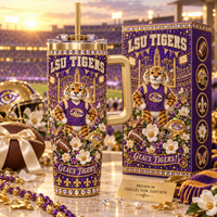 Louisiana Rhinestone 40oz Tumbler