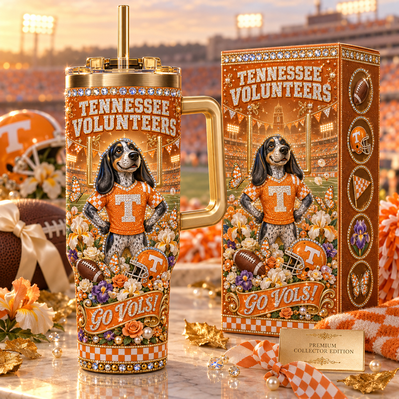 Tennessee Rhinestone 40oz Tumbler